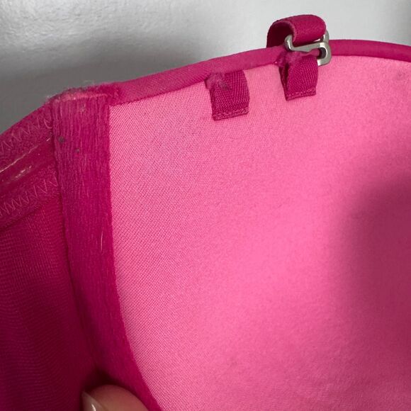 Pink Victoria's Secret Strapless Convertible Bra 36C - Picture 12 of 14